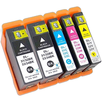 (Direct mail from Japan) Angelshop Dell printer ink cartridge remaining quantity display function IC chip 4