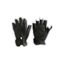 Direct mail from Japan TRUSCO hardware tools anti-vibration anti-slip gloves fingerless L size soft and comfortable