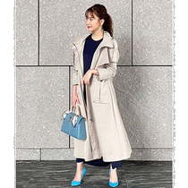(Direct mail from Japan) RUIRUE BOUTIQUE 2way Hood Long Trench Coat (Sami