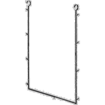 (JAPAN DIRECT MAIL) Yamazaki Yamazaki double-deck airer black minimalist convenient for large parties to be extended