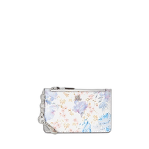 Japanese direct mail LAUREN RALPH LAUREN womens plaid sheepskin zipper card holder WALRSLG0232