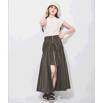 31 sons de mode womens skirt khaki long skirt