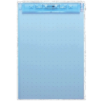 (Japan Direct Post) Lihit Lab board clip information folder board slim A4 blue A5067-8
