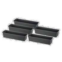 (Japan Direct Mail) Richell Liits Flower Pots Leaf Flowerpots 40 Type Deep Grey 5 Set Of Home Ornaments