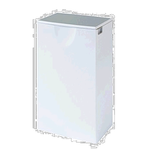 (Direct mail from Japan) LEC FINO toilet flip lid trash can white right angle model B-727