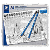 Japan Direct Mail (Japan Direct Mail) Staedtler Pencil MarsLumograph 24 Hardness Sketching 10