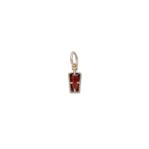 Japanese direct mail Japanese tide agete Akado K5 garnet pendant