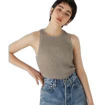 Japanese direct mail shiny knitted sleeveless Whim Gazette other tops