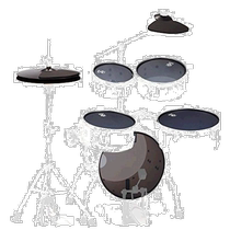 (Direct mail from Japan) pearl musical instrument tools drum silencer drum head set RT-SLP is durable