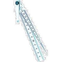 (Direct mail from Japan) Trusco Zhongshan Taper Gauge Measuring range 1 0 ~ 15 0 TG-700S