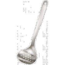 (Direct mail from Japan) Sori Yanagi made in Japan spoon with hole 22 5 cm stainless steel S31315008