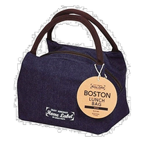 (Direct Mail from Japan) Pearl Metal Lunch Bag Denim Boston Bag Fashionable Simple Large Capacity