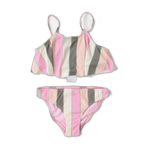 Japan direct mail ROXY childrens adjustable shoulder strap swimsuit bikini set GRGX203059