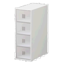 (Direct mail from Japan) Yamazaki jewelry box sunglasses and small items storage box white 61