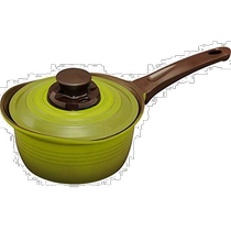 (Direct mail from Japan) Alice Oyama single-handle waterless pot green 18cm gas IH stove suitable for food