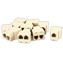 (Direct mail from Japan) uxcell telephone line 2-end splitter RJ11 6P4C 10 pieces