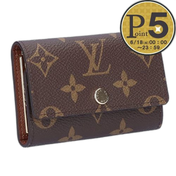 Japanese direct mail lv louis vuitton men's key bag letter print multiclef 6 m62630