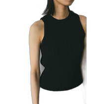 Japanese direct mail STYLEMIXER womens side opening knitted vest 500HST700051
