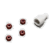 (Japanese direct mail) Kyosho Kyoshang Nylon nut red radio control part MZW13R