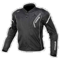 (Direct Mail from Japan) Komine Full Mesh Cycling Suit for Motorcycle Protective Jacket Pure Black 4XL Spring
