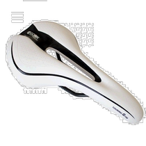 (Japan Direct Mail) GORIX Bike Low Rebound Saddle White X Black Thickened Soft