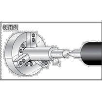 Direct mail from Japan TRUSCO rotary cutter head TRS-3 punching tool CNC all-steel dirt-free tip length 125mm