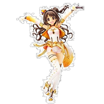 (Direct Mail from Japan) Idol Master Cinderella Girls Shimamura Uzuki Party Time Gold 1 8 PVC Figure