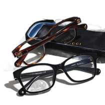 Self-operated GUCCI glasses GG0922O mens metal GG logo bee black frame Havana pattern eyes