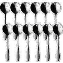(Direct mail from Japan) Nagao Tsubame three stainless steel round dessert spoons 12 pieces 14 3cm