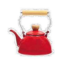 (Publipostage direct du Japon) Cafetière en métal perlé Cafetière de grande capacité infusée à la main 1 4L Rouge IH Special