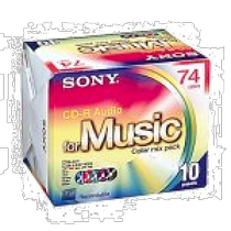 Self-operated｜Sony Sony 10CRM74CRAX CD-R AUDIO office equipment disk burning and saving disc