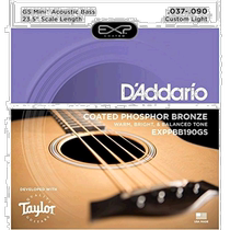 (Direct Mail from Japan) D’Addario Acoustic Bass Strings EXP Coated Phosphor Bronze Taylor GS Min