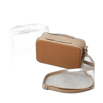 Japanese direct mail Vintage Cowhide reorganized wallet shoulder bag ear PAPILLONNER