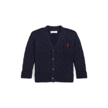Direct mail from Japan Polo Ralph Lauren Childrenswear childrens V-neck cotton knitted cardigan