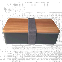 (Direct mail from Japan) Miyoshi Seisakujyo Wooden lunch box charcoal color 0601-0
