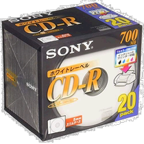 Self-operated｜Sony Sony CD-R media 1-48x speed 5mm case 20 20CDQ80DP discs