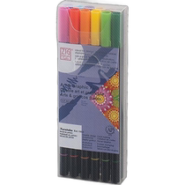 (Direct mail from Japan) Kuretake ZIG ArtGraphic Twin water-based pen basic 12-color TUT-801
