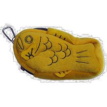(Direct Mail from Japan) Shinada Cosmetic Bag Beige Taiyaki Compact Carrying Zipper WAGY-0128