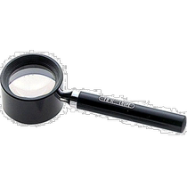 ShinwaSokutei high magnification magnifying glass with handle R-210 times 28mm75 lens plastic