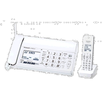 (Japan Direct mail) Panasonic liquid crystal display fax function primary-secondary telephone landline machine white KX-PZ210DL -
