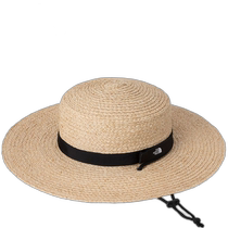 Japan Direct Mail The North Face Hat Womens Straw Hat Raffia Knitted Hat Womens Foldable Hat