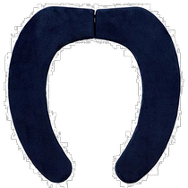 (Direct mail from Japan) LEC home bathroom low elastic toilet seat dark blue washable B00299