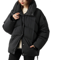 Japan direct mail DUNO down jacket LEXI SULMONA womens high collar jacket short flocking print D