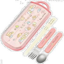 (Direct mail from Japan) Skedar Corner Creature Childrens Cutlery Three-piece Set Chopsticks Spoon Fork