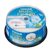 (Direct mail from Japan) Maxell Music CD Burning Disc 80 Minutes 30 CDRA80WP