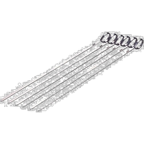 (Direct mail from Japan) Coleman Coleman stainless steel skewers steel skewers mutton skewers accessories flat signature thickened