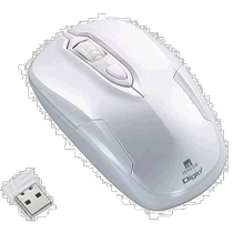 (Direct Mail from Japan) Nakabayashi Digio2 Wireless Silent 3 Button IR LED Mouse White
