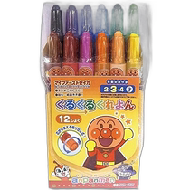 Japon Direct Mail (Japan Direct Mail) Crayons de papeterie Sun Star 12 couleurs motif Breadman 17500