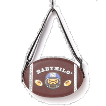 Japan direct mail A BATHING APE childrens version of BABY MILO football shoulder bag for daily use in spring and summer