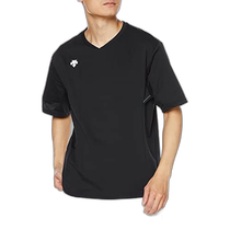 (Direct mail from Japan) Descente windbreaker short-sleeved sportswear black L baseball volleyball training